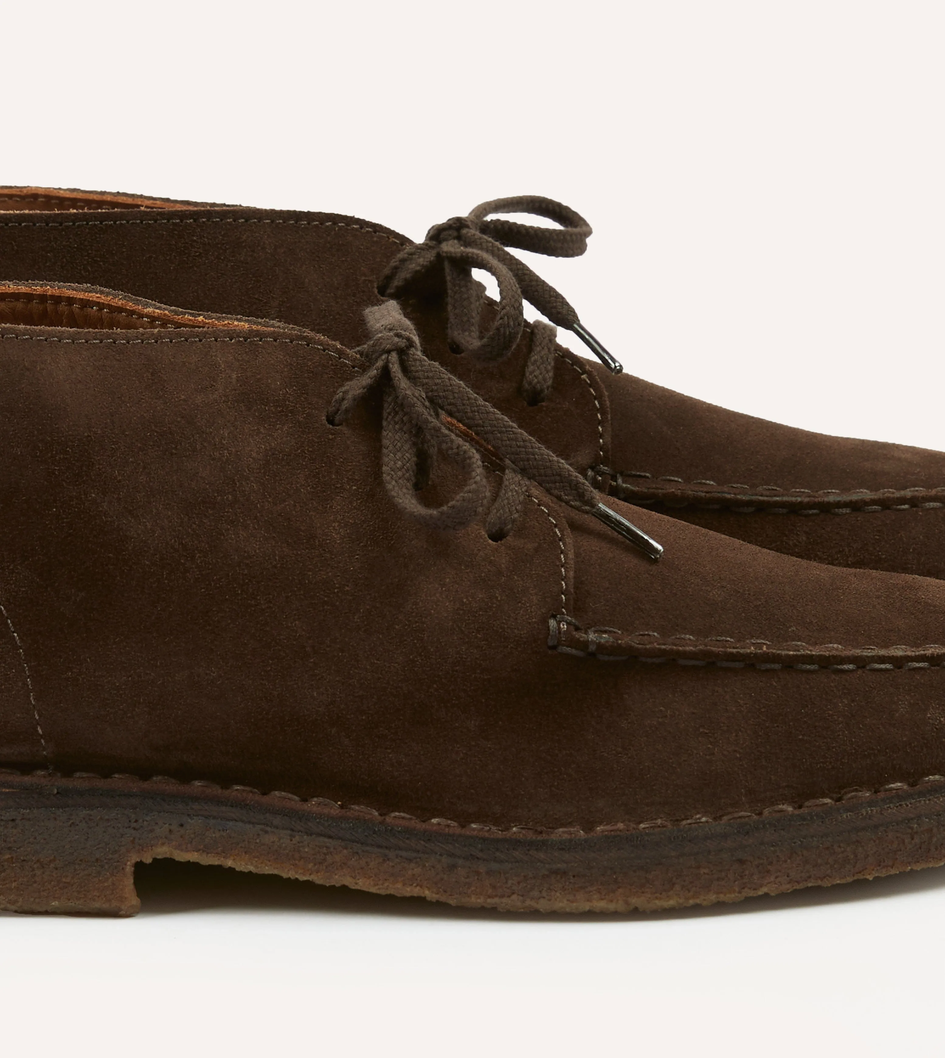 Crosby Moc-Toe Chukka Boot Brown Suede sold by Drake's London product image thumbnail 3