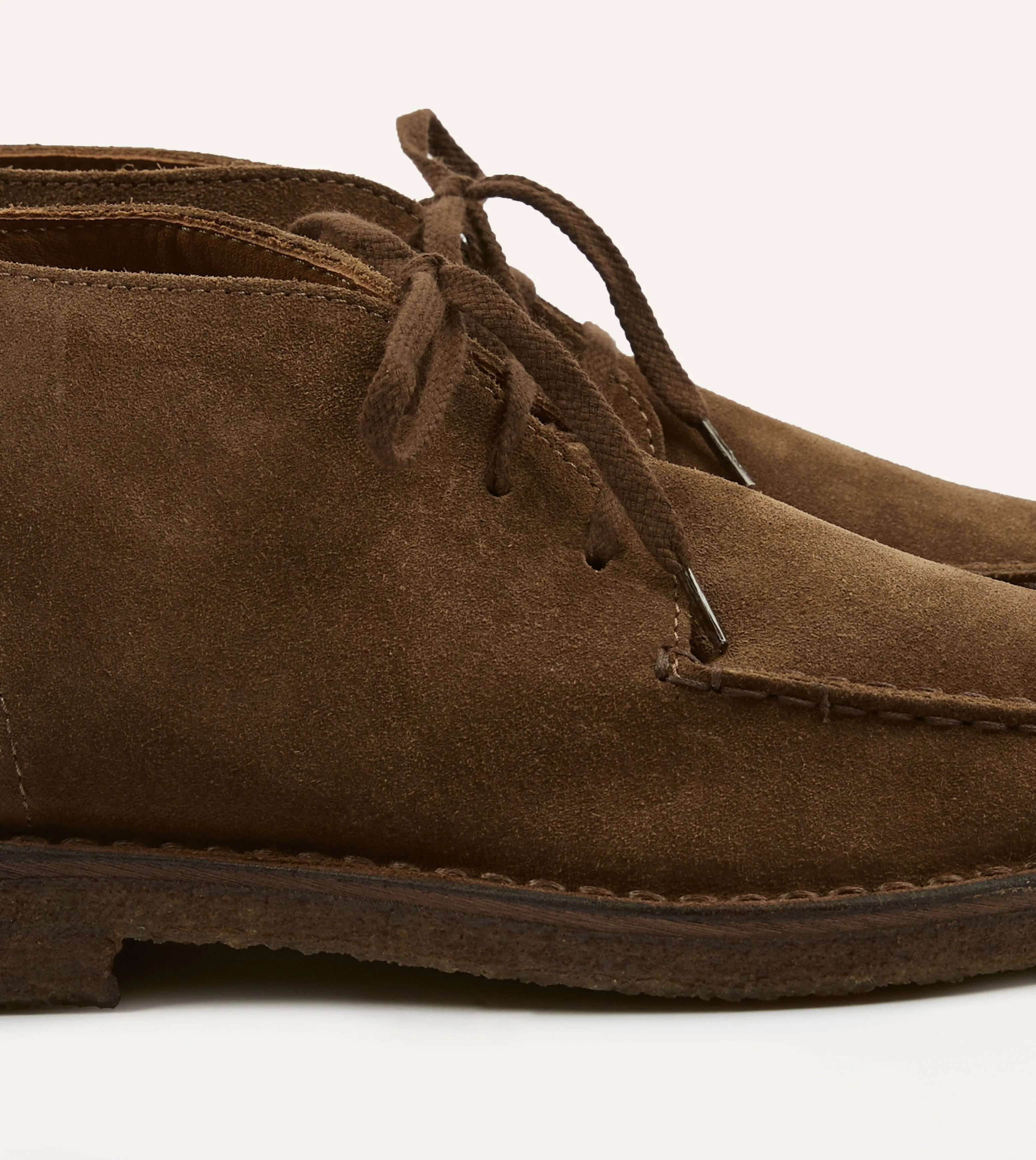 Crosby Moc-Toe Chukka Boot Tobacco Suede sold by Drake's London product image thumbnail 3