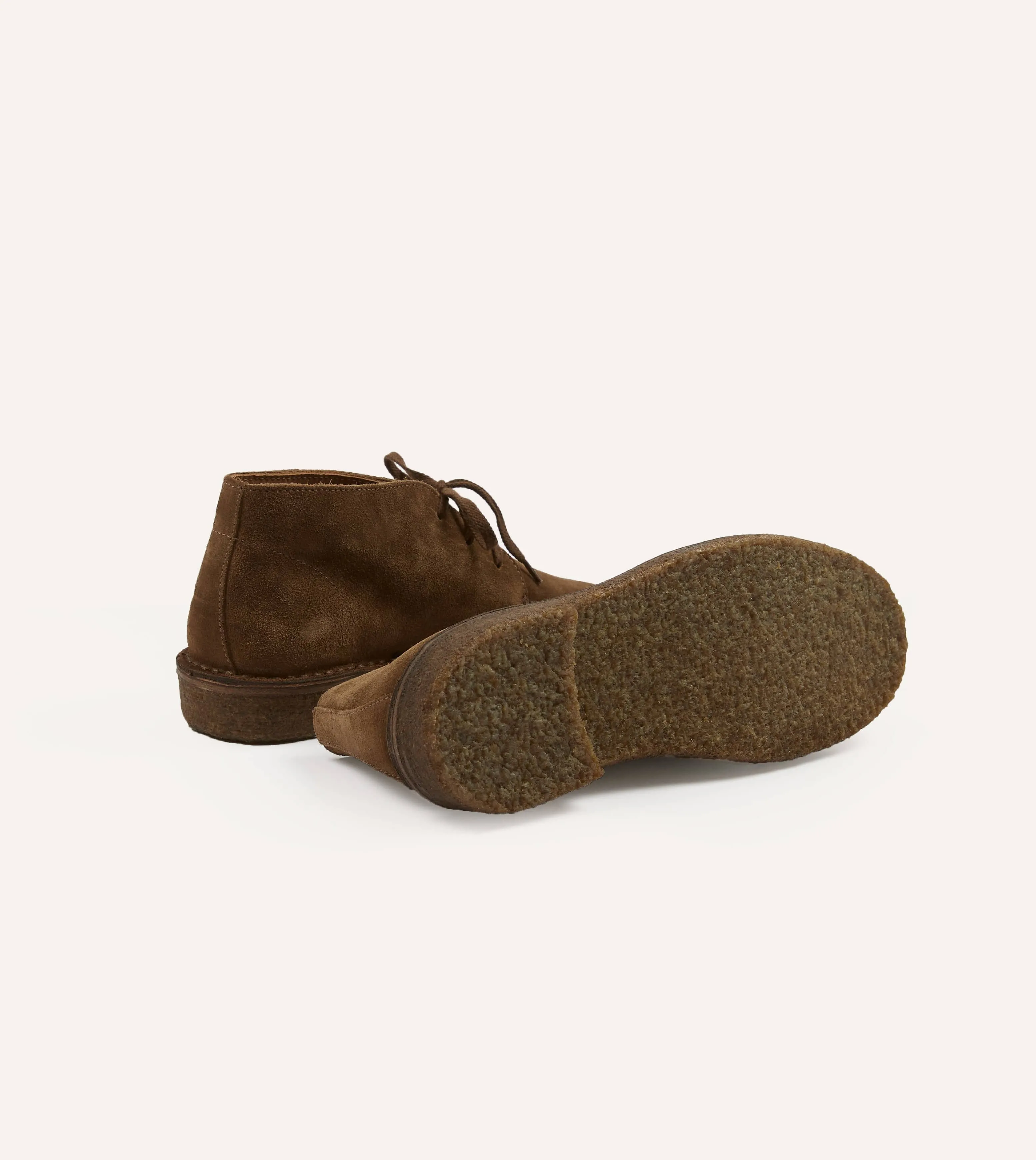 Crosby Moc-Toe Chukka Boot Tobacco Suede sold by Drake's London product image thumbnail 2