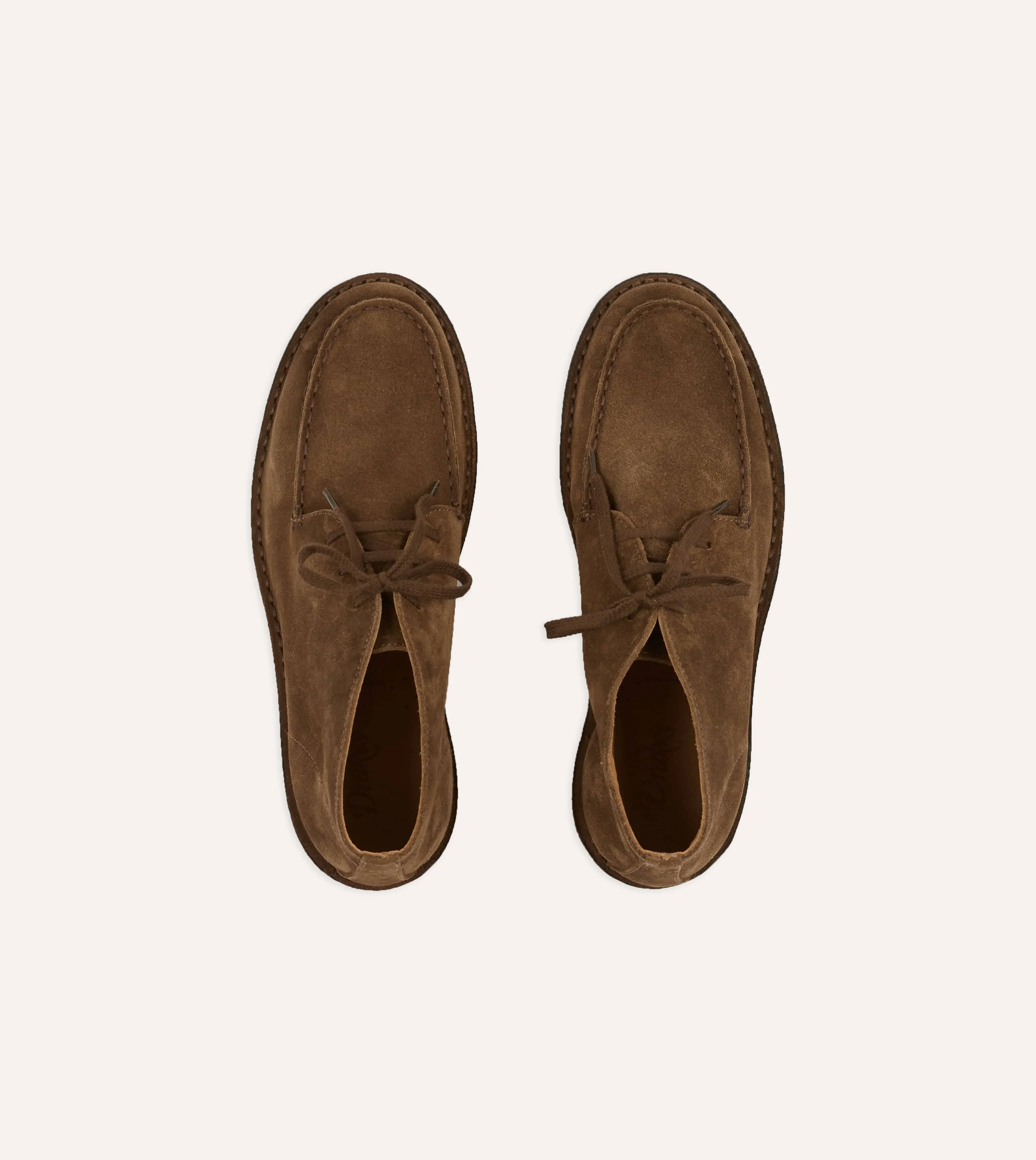 Crosby Moc-Toe Chukka Boot Tobacco Suede sold by Drake's London product image thumbnail 4