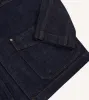 Indigo Rinse Denim Five-Pocket Chore Jacket sold by Drake's London