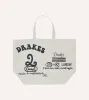 Drake's & Mr Camel Ecru Tote Bag sold by Drake's London