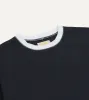 Drake's & Mr Camel Navy Ringer T-Shirt sold by Drake's London