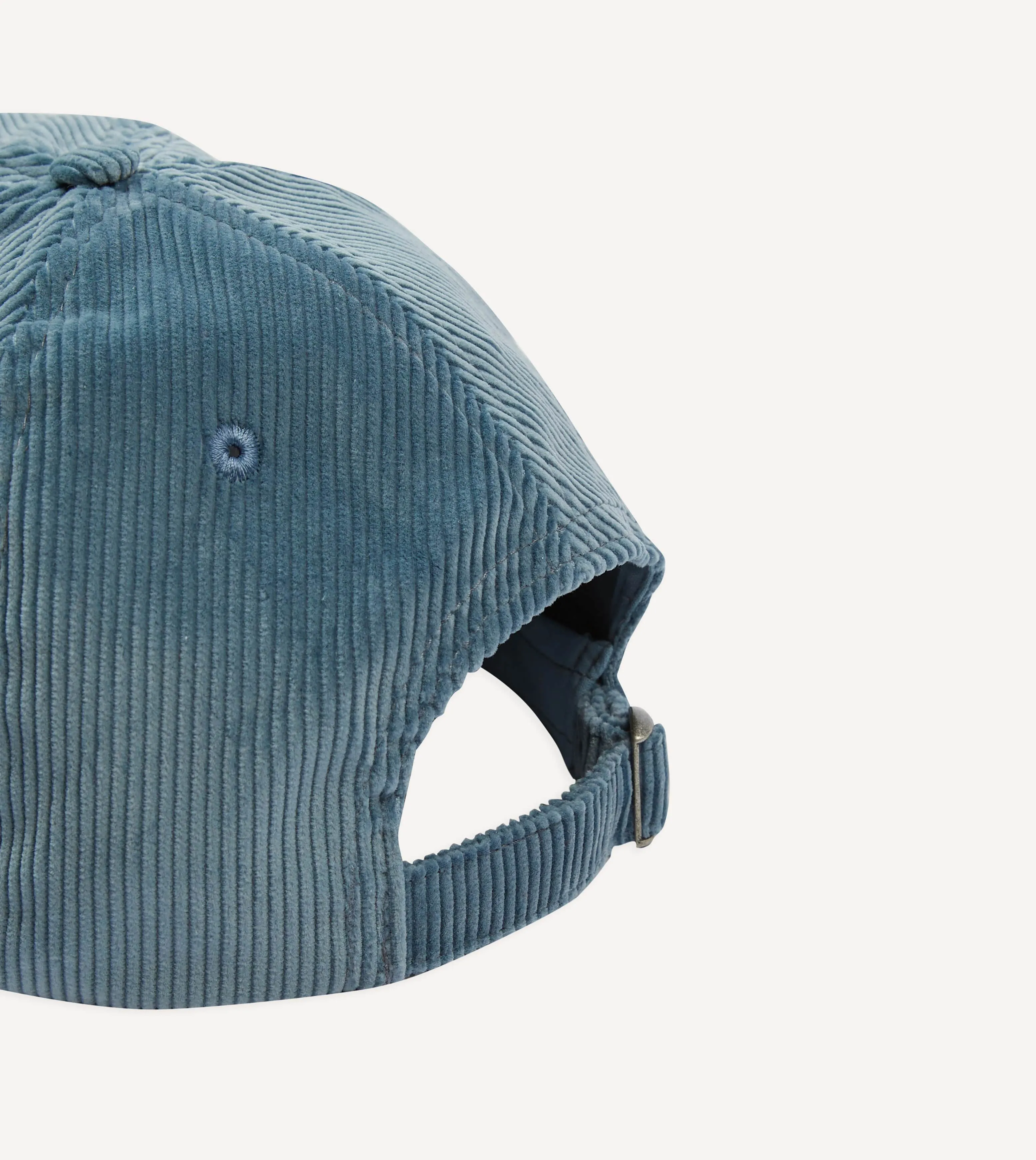 Blue Tree Emblem Cotton Corduroy Baseball Cap sold by Drake's London product image thumbnail 2