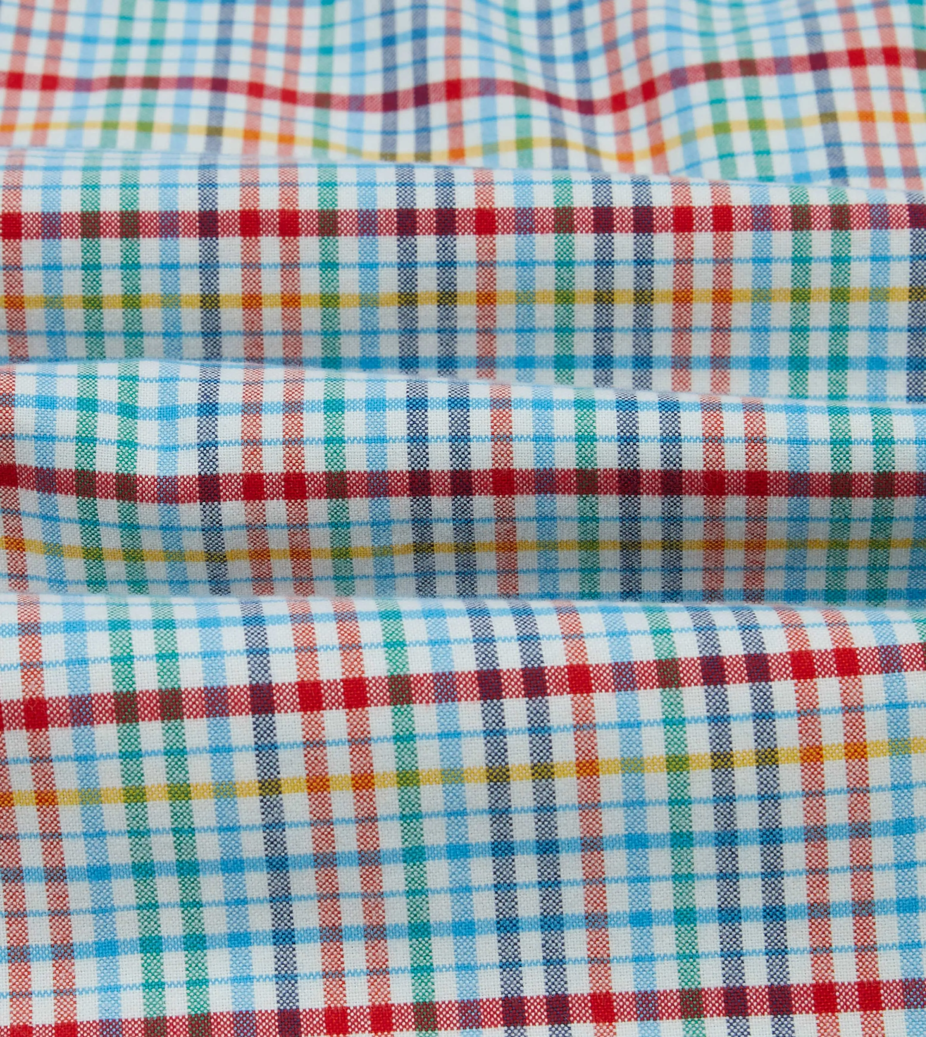 Blue Brushed Tablecloth Cotton Two-Pocket Western Shirt sold by Drake's London product image thumbnail 2