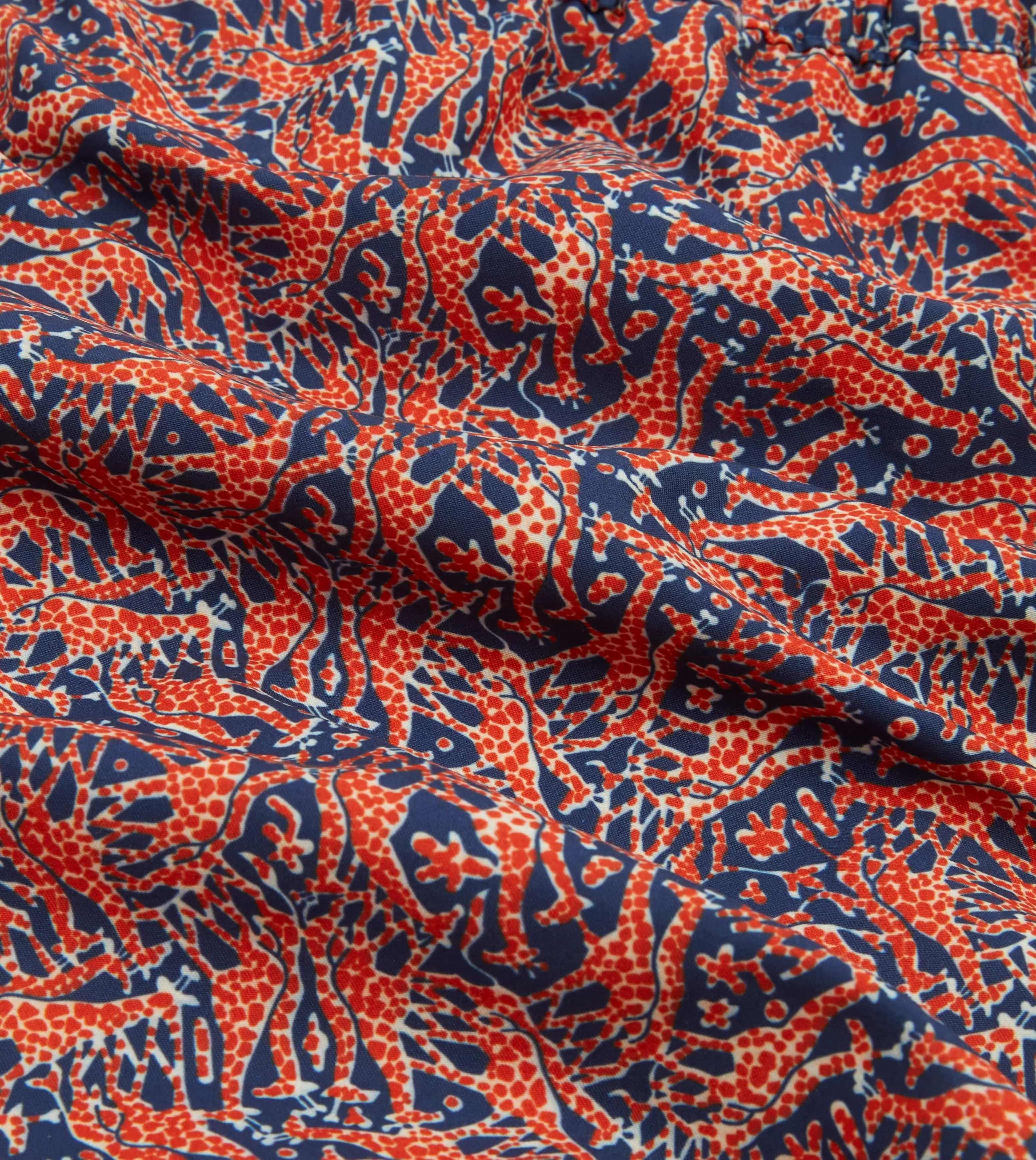 Giraffe Print Nylon Drawstring Swim Shorts sold by Drake's London product image thumbnail 2