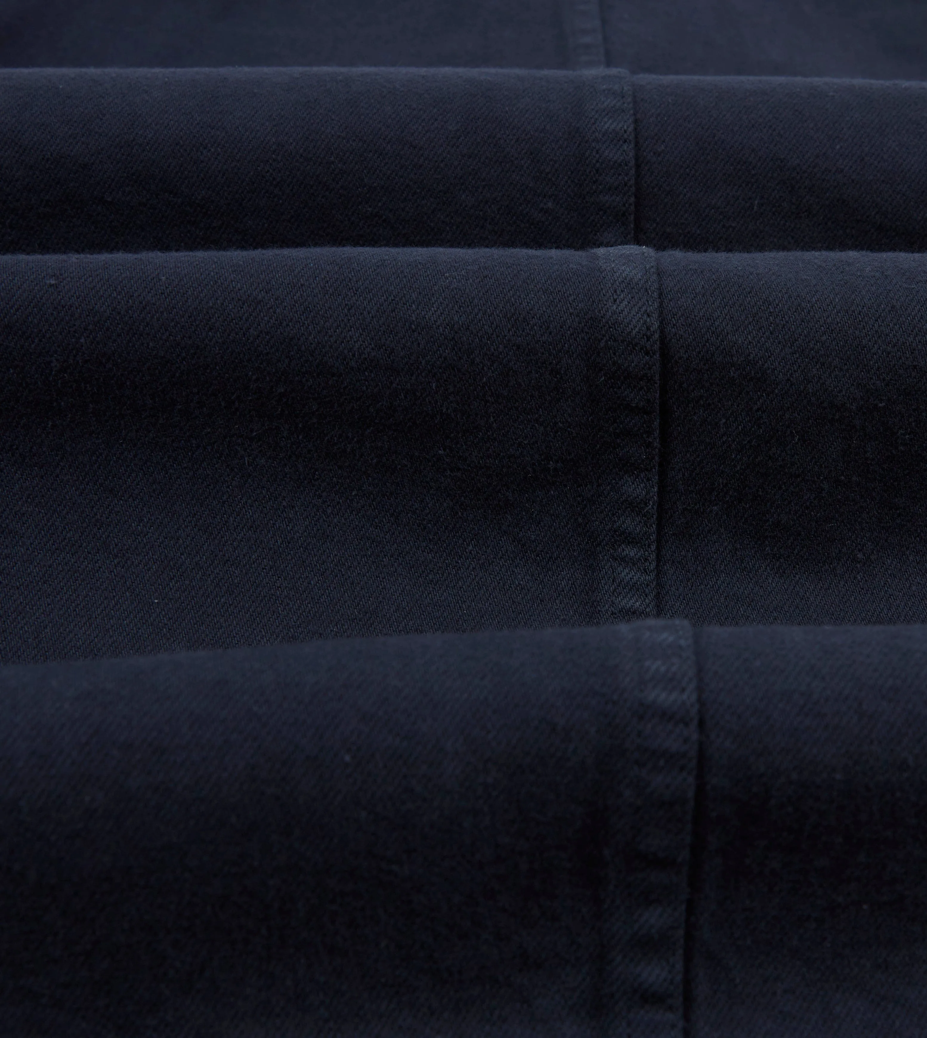 Navy Heavy Twill Cotton Five-Pocket Chore Jacket sold by Drake's London product image thumbnail 2