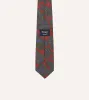 Rust Large Paisley Print Madder Silk Self-Tipped Tie sold by Drake's London