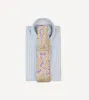 Lilac Large Paisley Silk Self-Tipped Tie sold by Drake's London