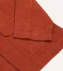 Rust Linen Forestiere Jacket sold by Drake's London