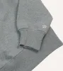 Grey Cotton Quarter Zip Collared Sweatshirt sold by Drake's London