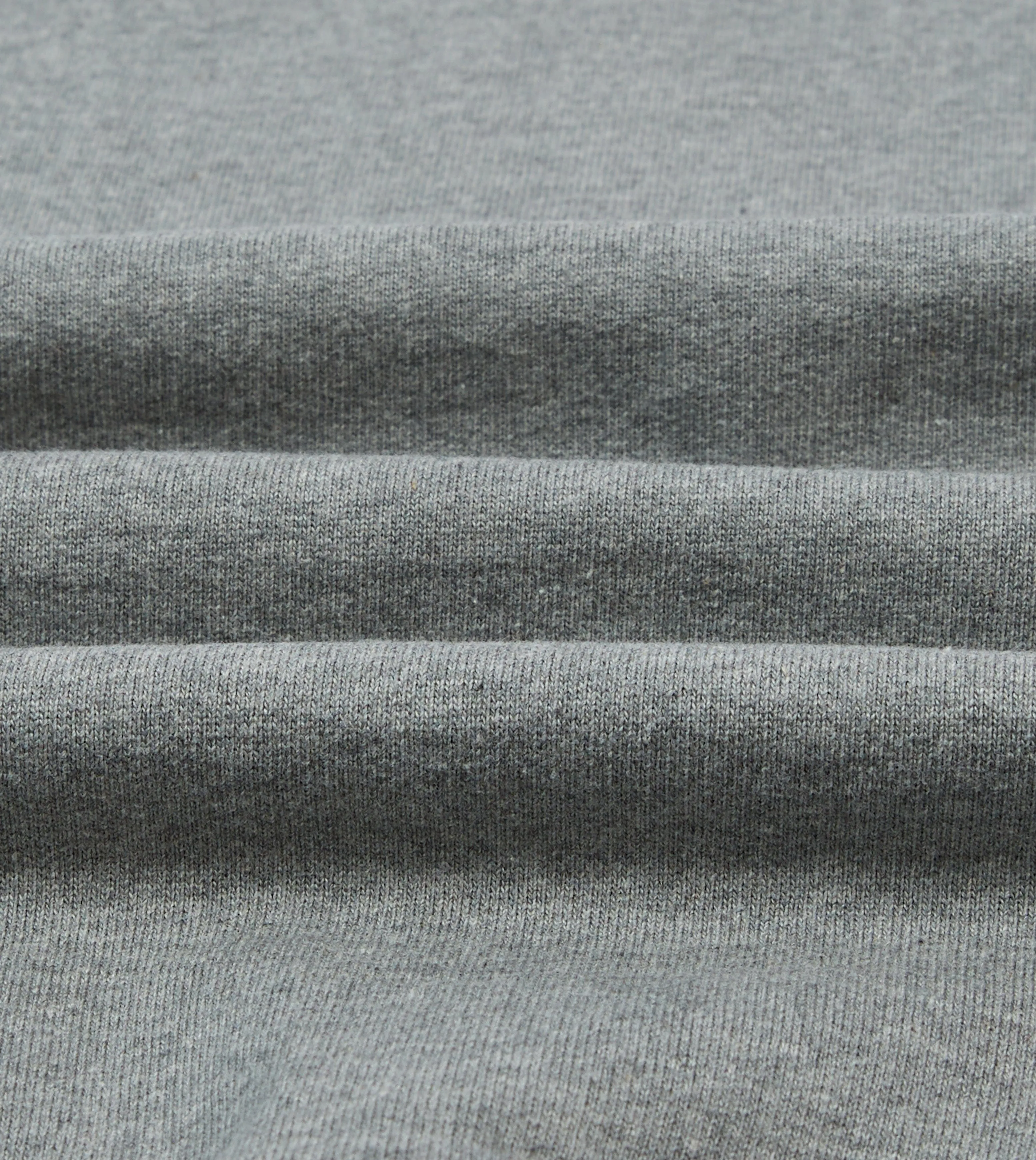 Grey Cotton Quarter Zip Collared Sweatshirt sold by Drake's London product image thumbnail 2