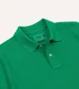 Washed Green Piqué Cotton Polo Shirt sold by Drake's London