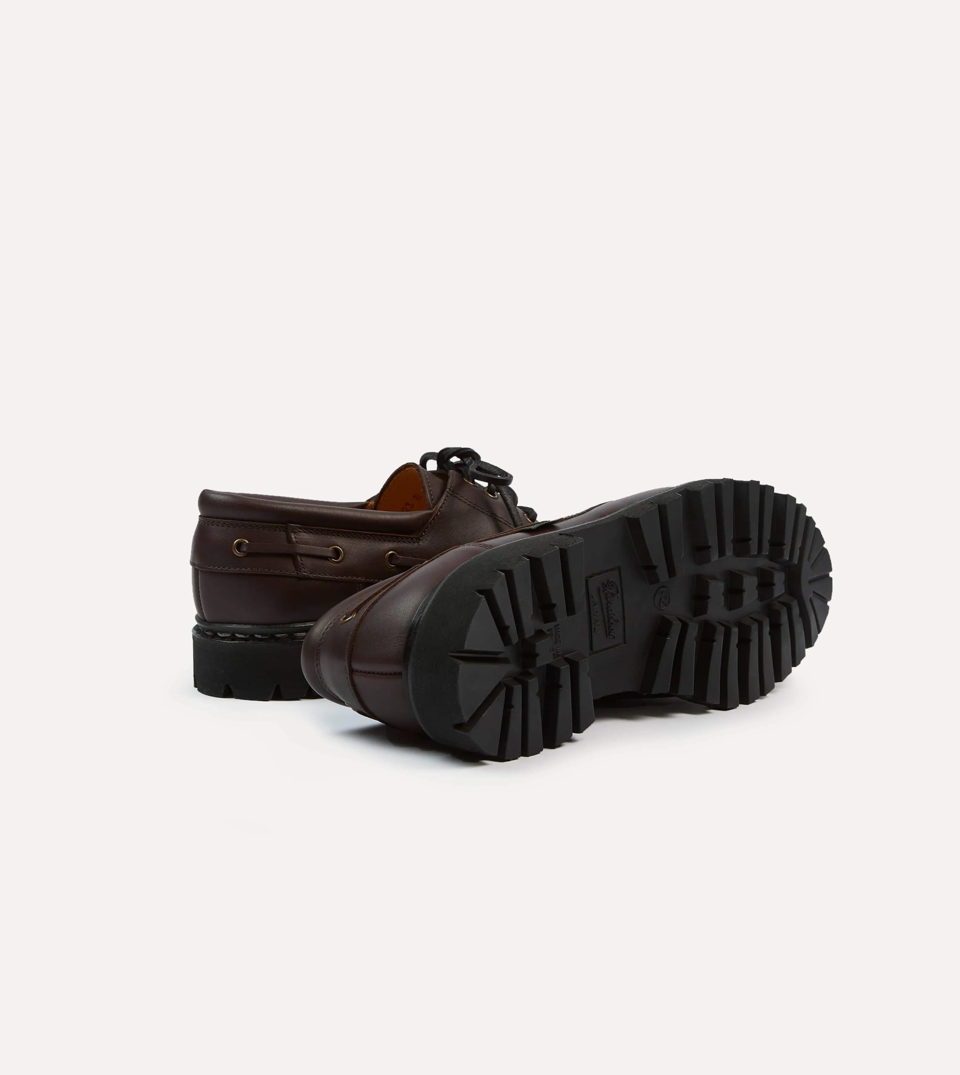 Paraboot Chimey Dark Brown Calf Leather Derby Shoe sold by Drake's London product image thumbnail 2