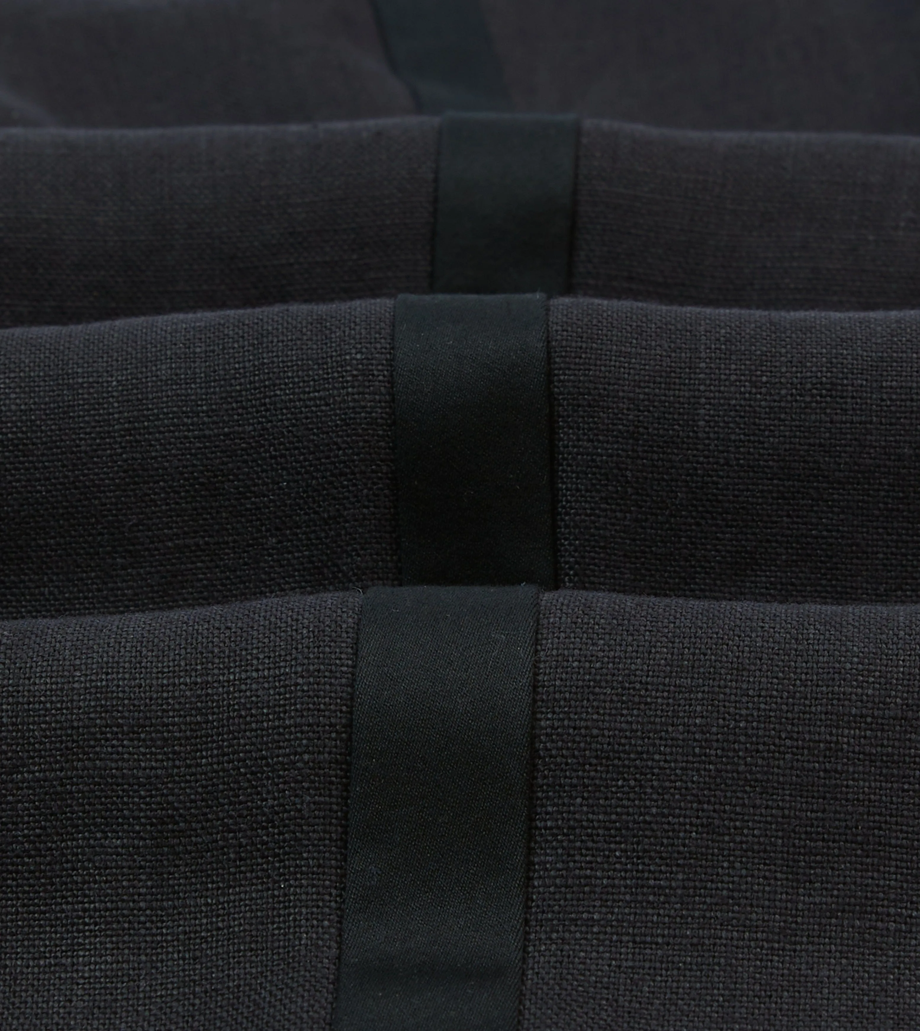 Black Linen Games Dinner Trousers sold by Drake's London product image thumbnail 2