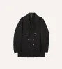 Black Linen Games Mk. V Dinner Jacket sold by Drake's London