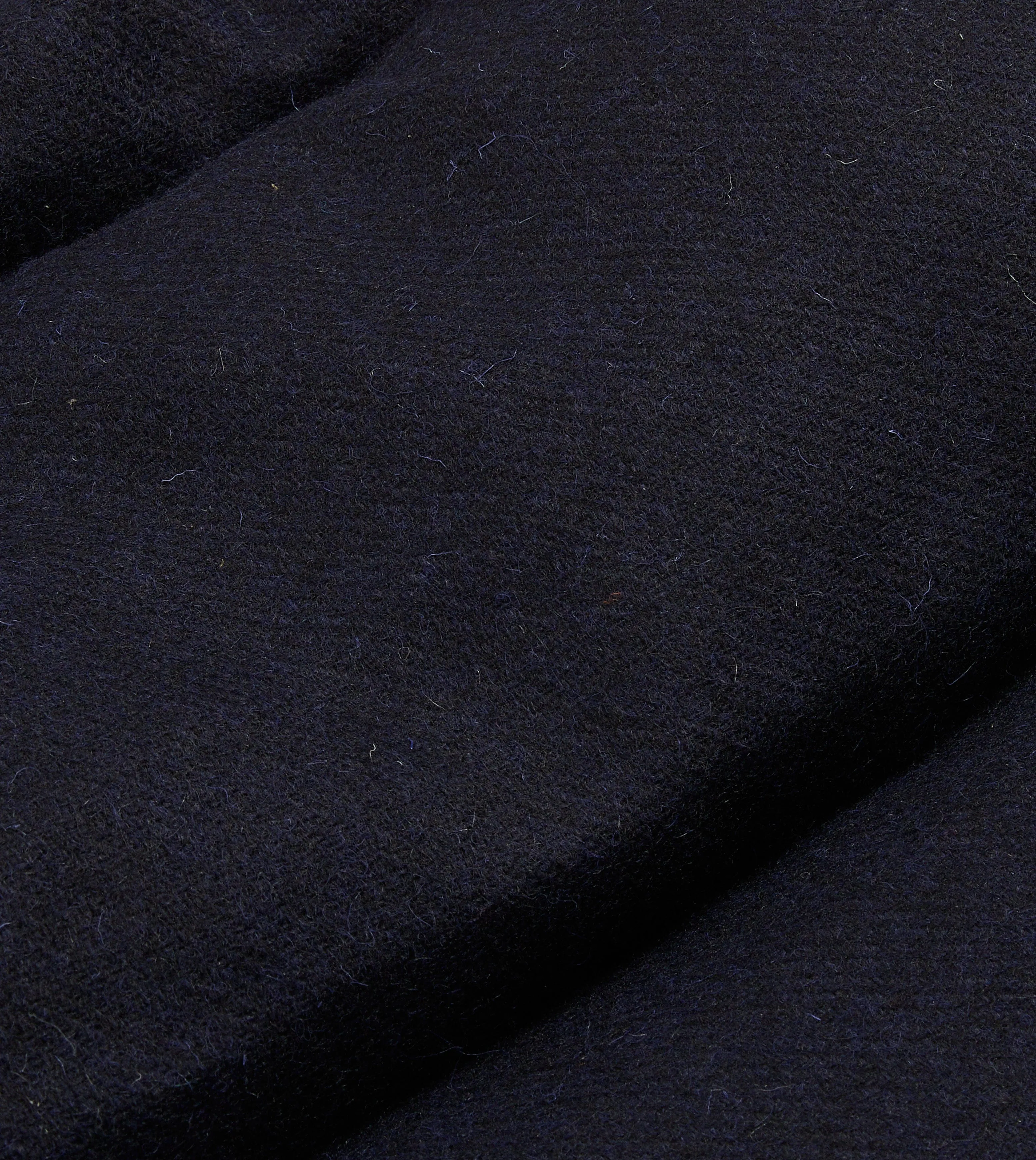 Rocky Mountain Featherbed for Drake's Navy Harris Tweed Leather Christy Down Jacket sold by Drake's London product image thumbnail 2