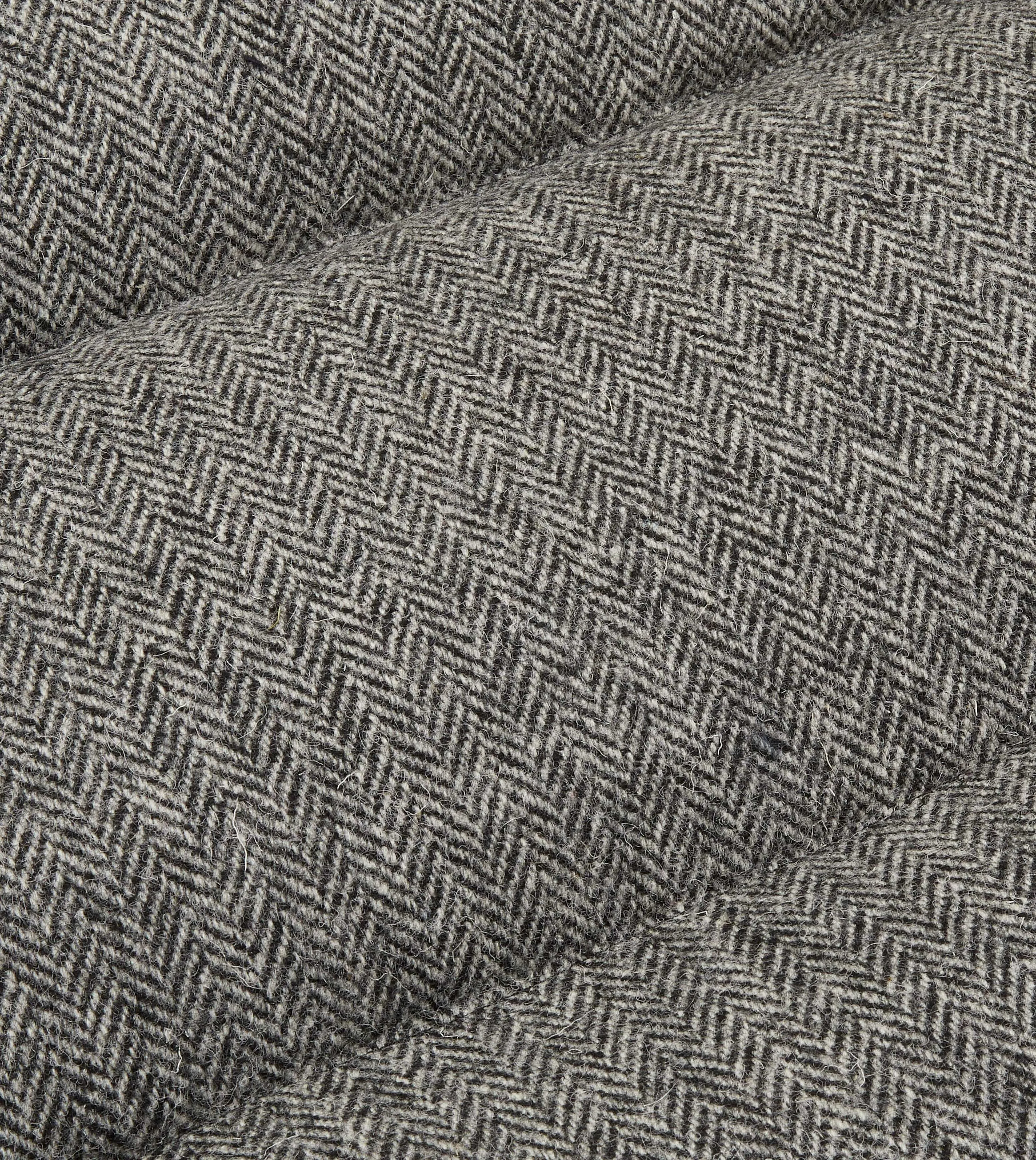 Rocky Mountain Featherbed for Drake's Herringbone Harris Tweed Leather Christy Down Vest sold by Drake's London product image thumbnail 2