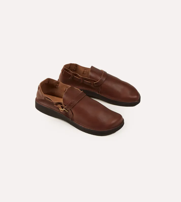 Aurora for Drake's Middle English Brown Full Grain Leather Shoe sold by Drake's London