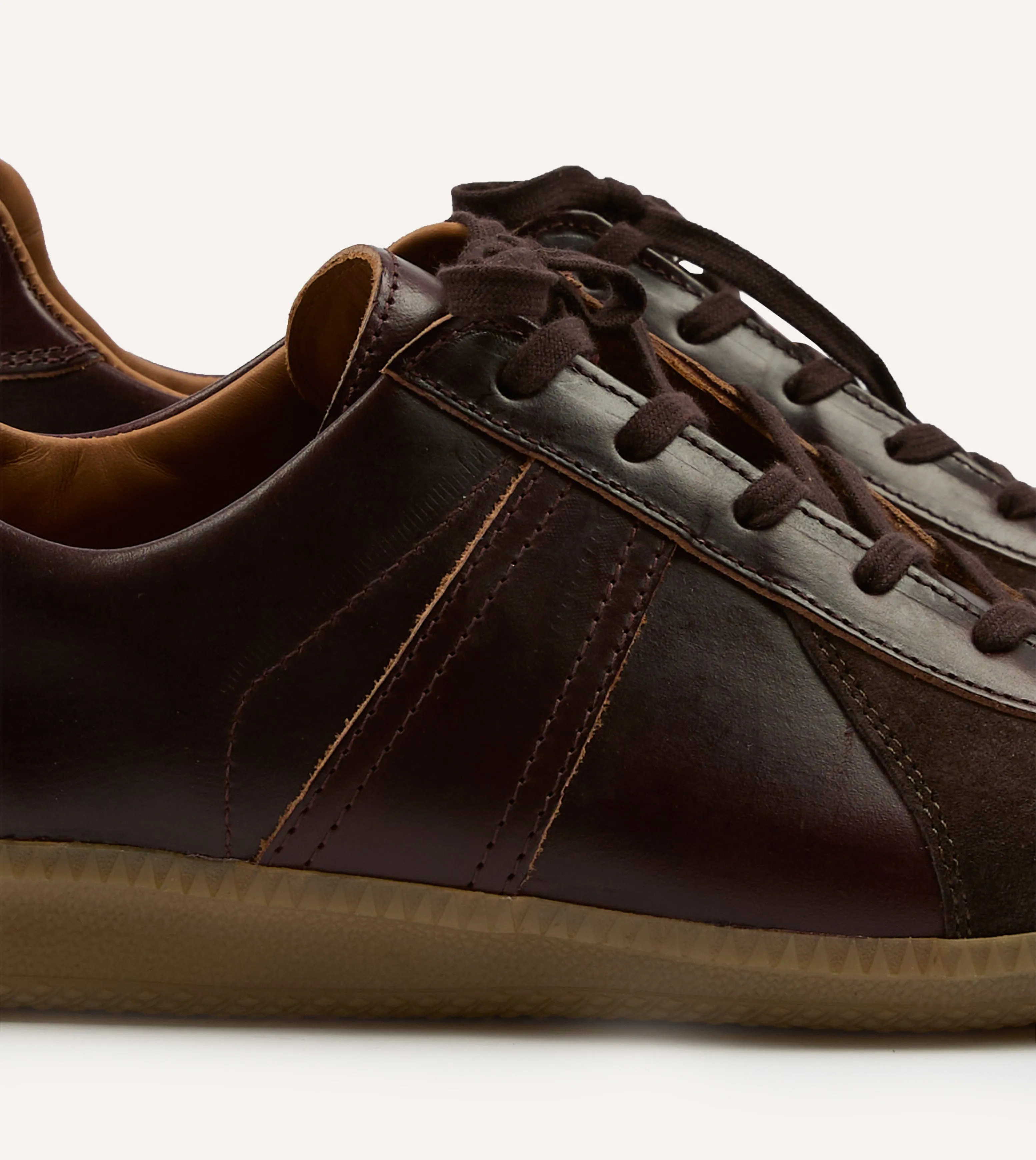 Reproduction of Found Brown Germany Military Trainer sold by Drake's London product image thumbnail 3