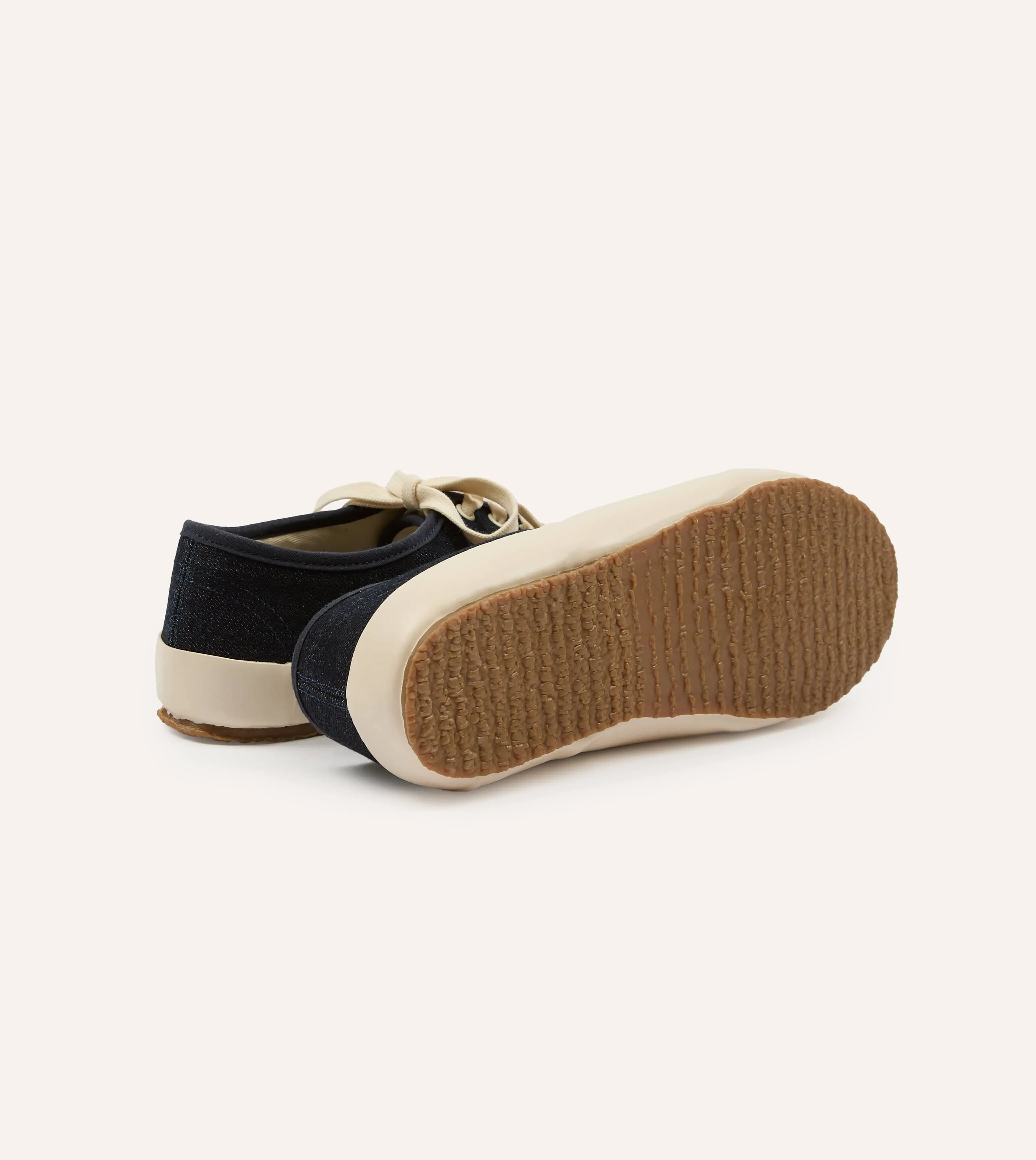 Drake's By Reproduction of Found Denim Military Trainer sold by Drake's London product image thumbnail 2