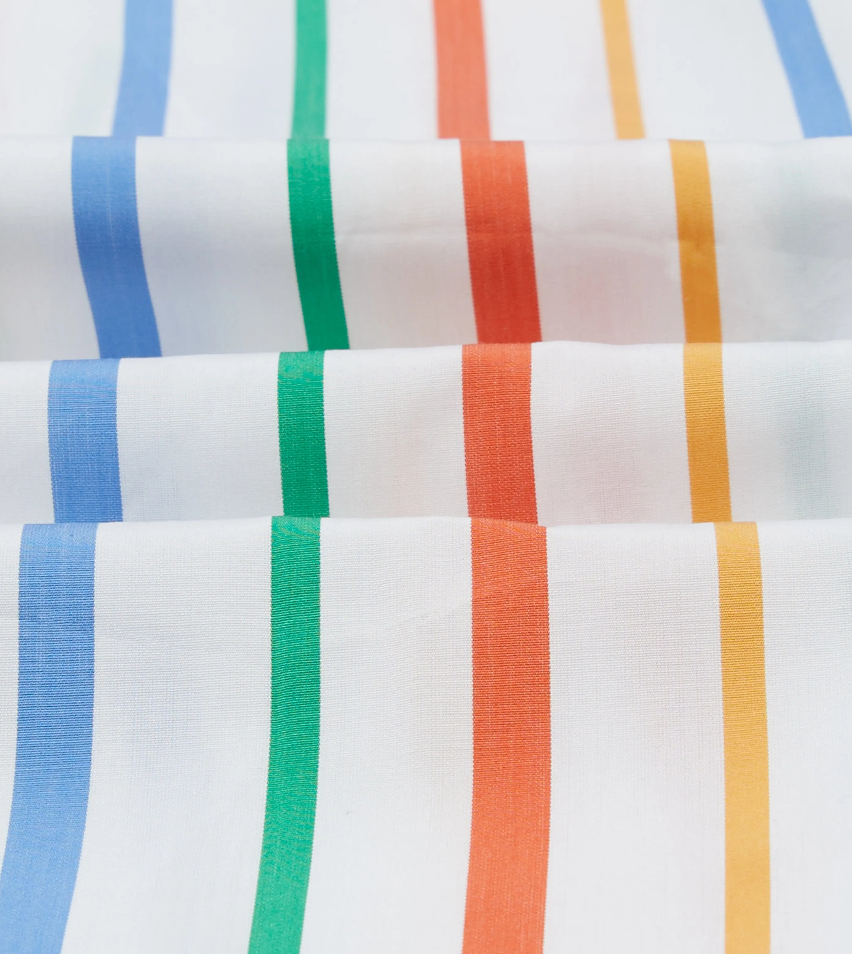 Multi Stripe Poplin Button-Down Shirt sold by Drake's London product image thumbnail 2