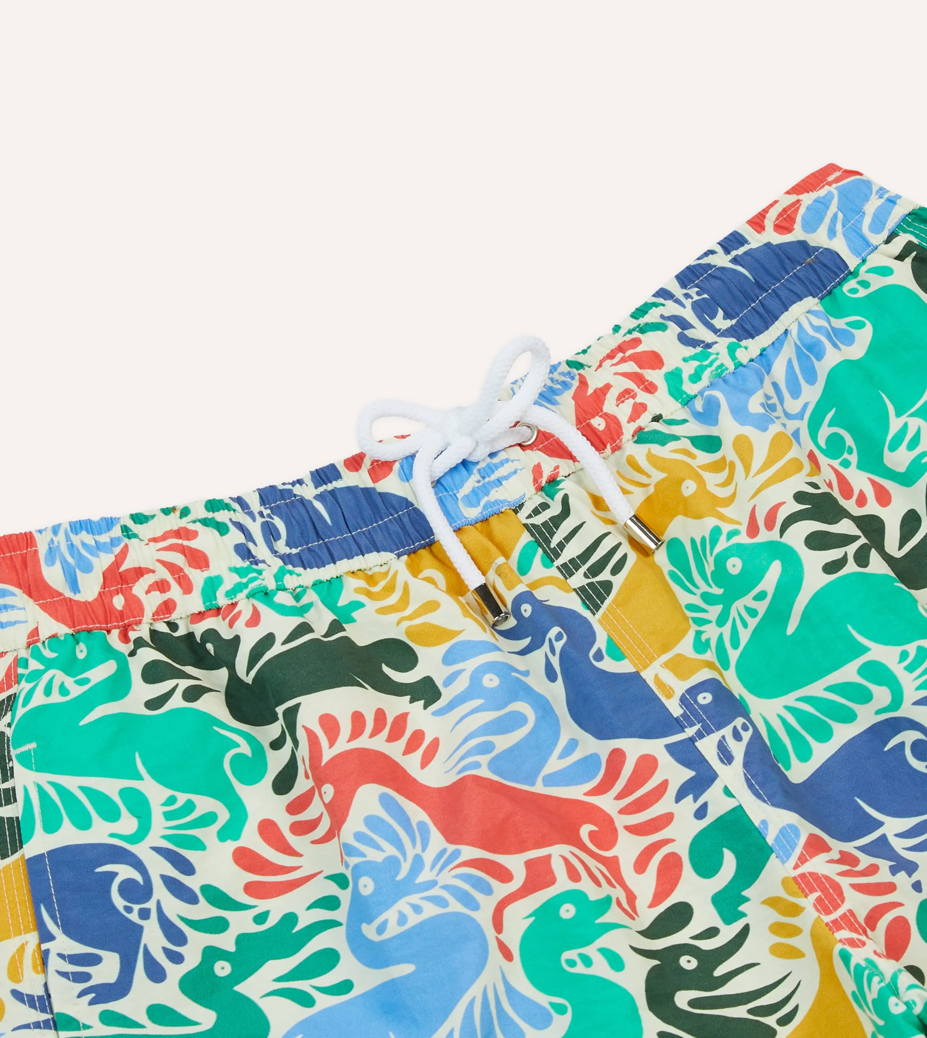 Ducks Print Nylon Drawstring Swim Shorts sold by Drake's London product image thumbnail 3