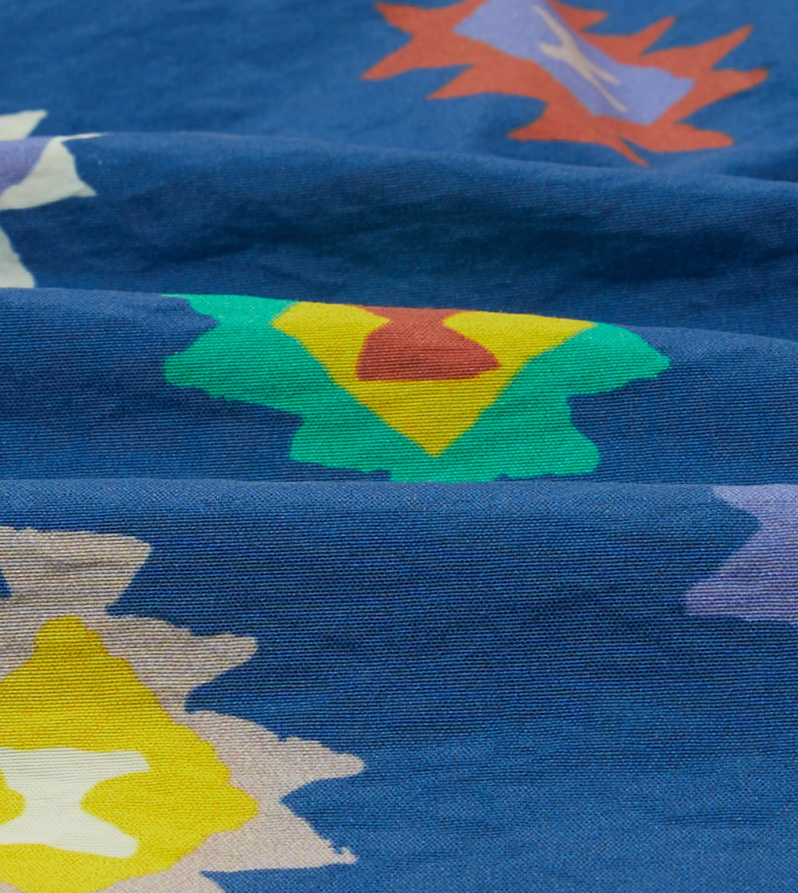 Blue Kilim Print Nylon Drawstring Swim Shorts sold by Drake's London product image thumbnail 2