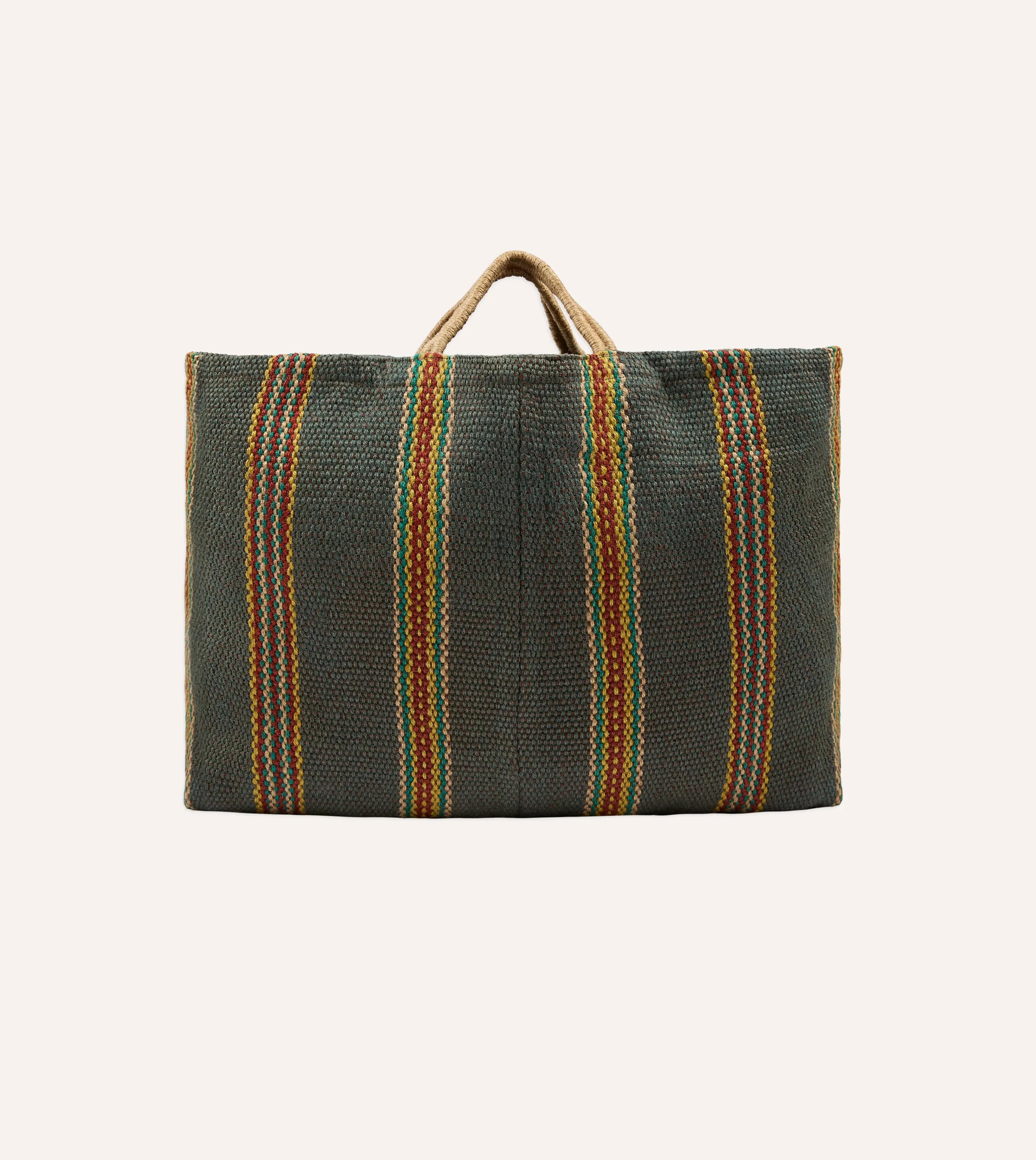 Grey Maison Bengal Extra Large Jute Poresh Tote Bag sold by Drake's London