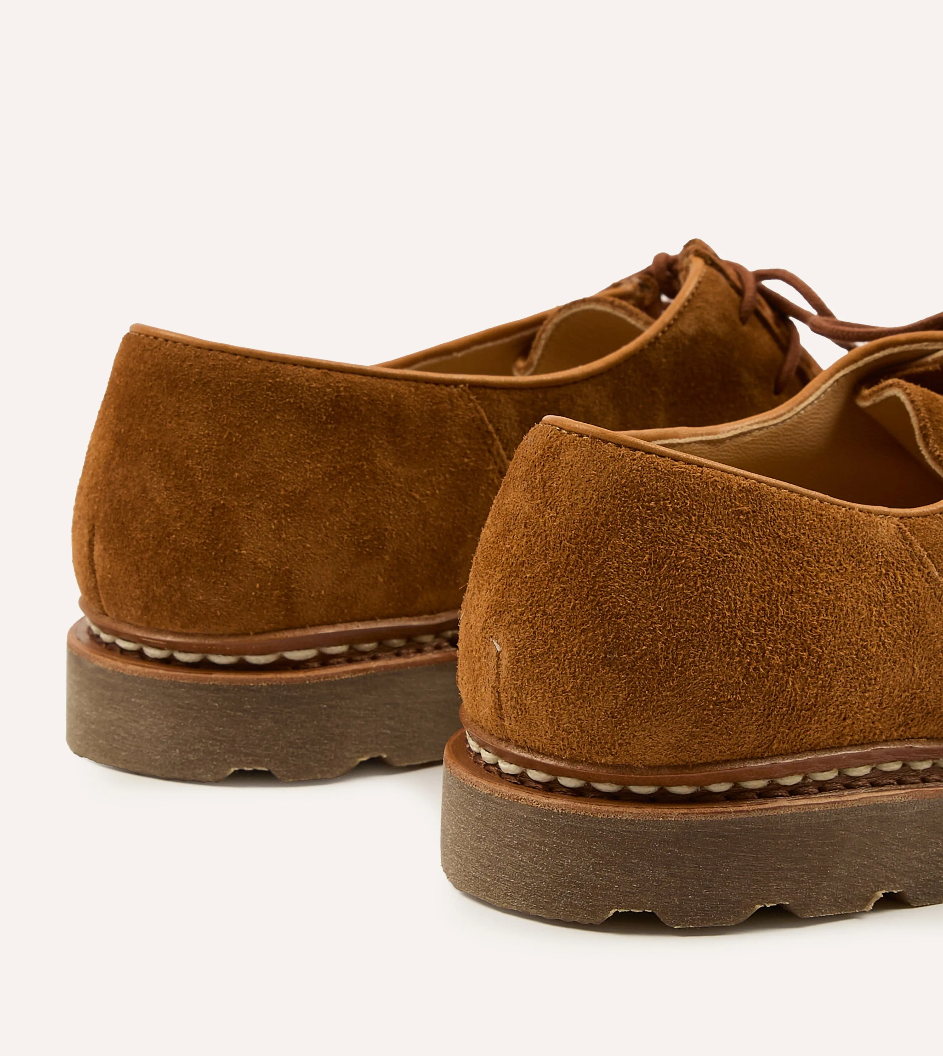 Paraboot Michael Whiskey Suede Derby Shoe sold by Drake's London product image thumbnail 5