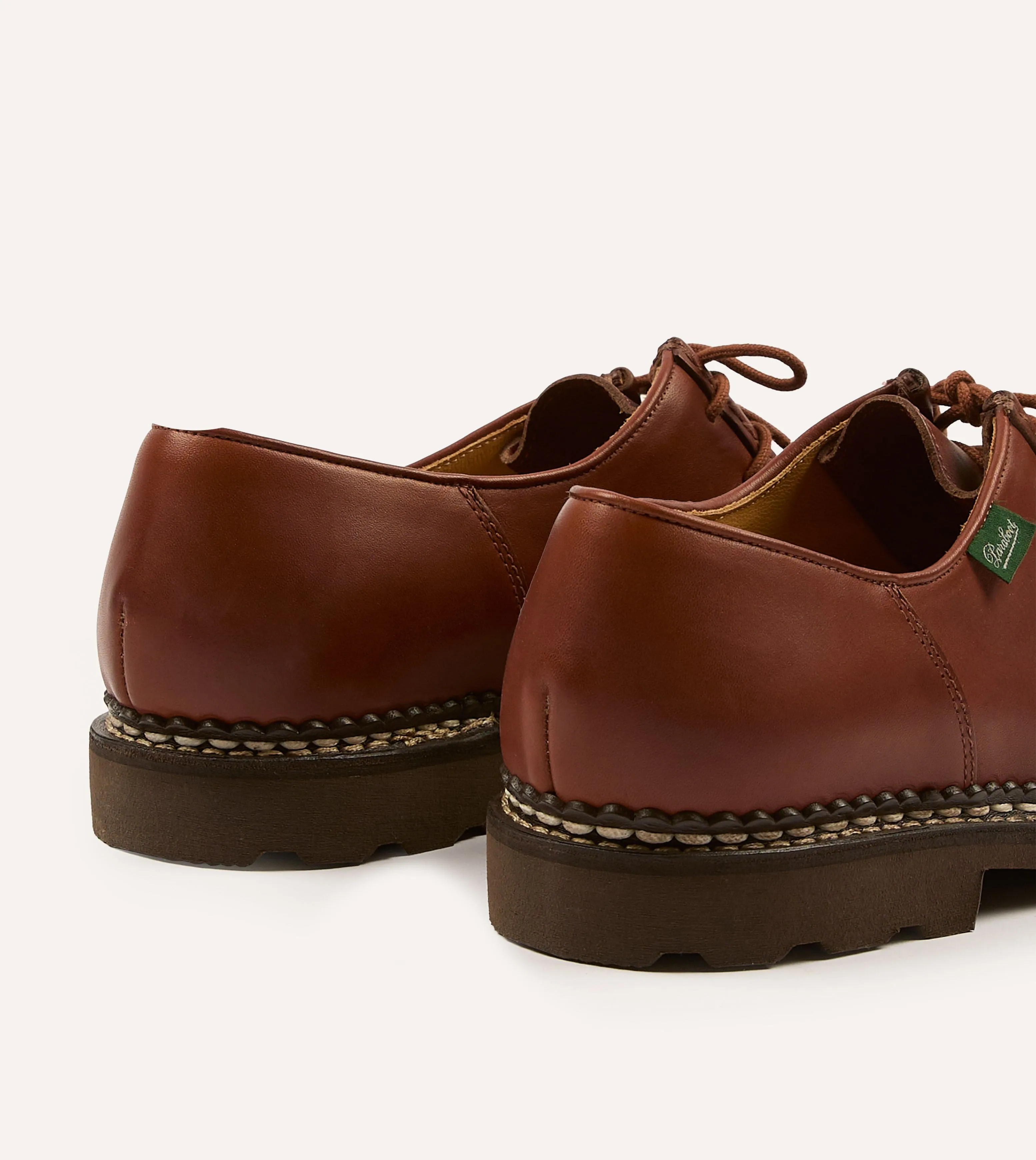 Paraboot Michael Brown Leather Derby Shoe sold by Drake's London product image thumbnail 5