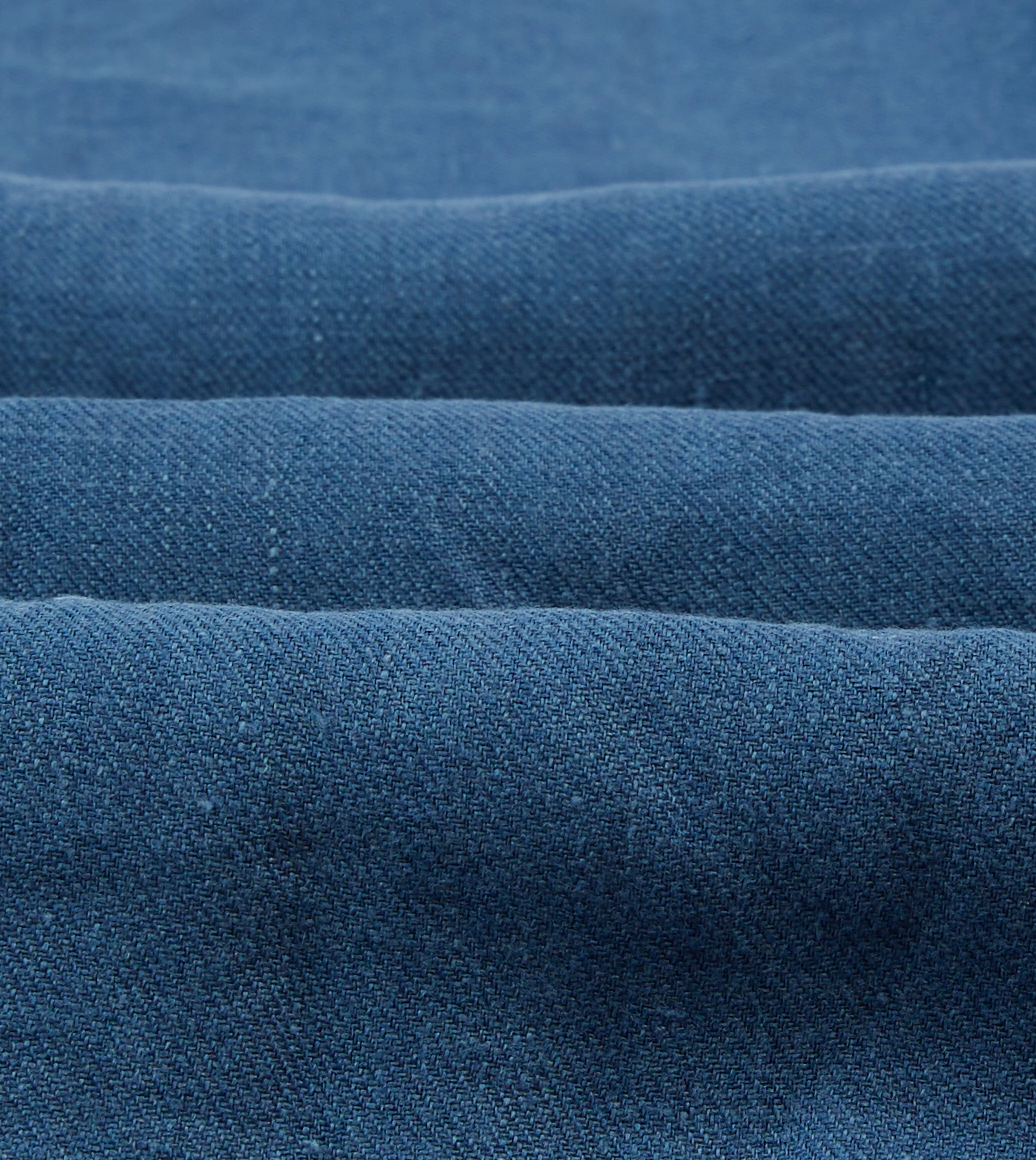 Indigo Linen Short Sleeve Safari Shirt sold by Drake's London product image thumbnail 2