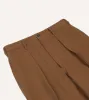 Tobacco Antique Linen Games Trousers sold by Drake's London