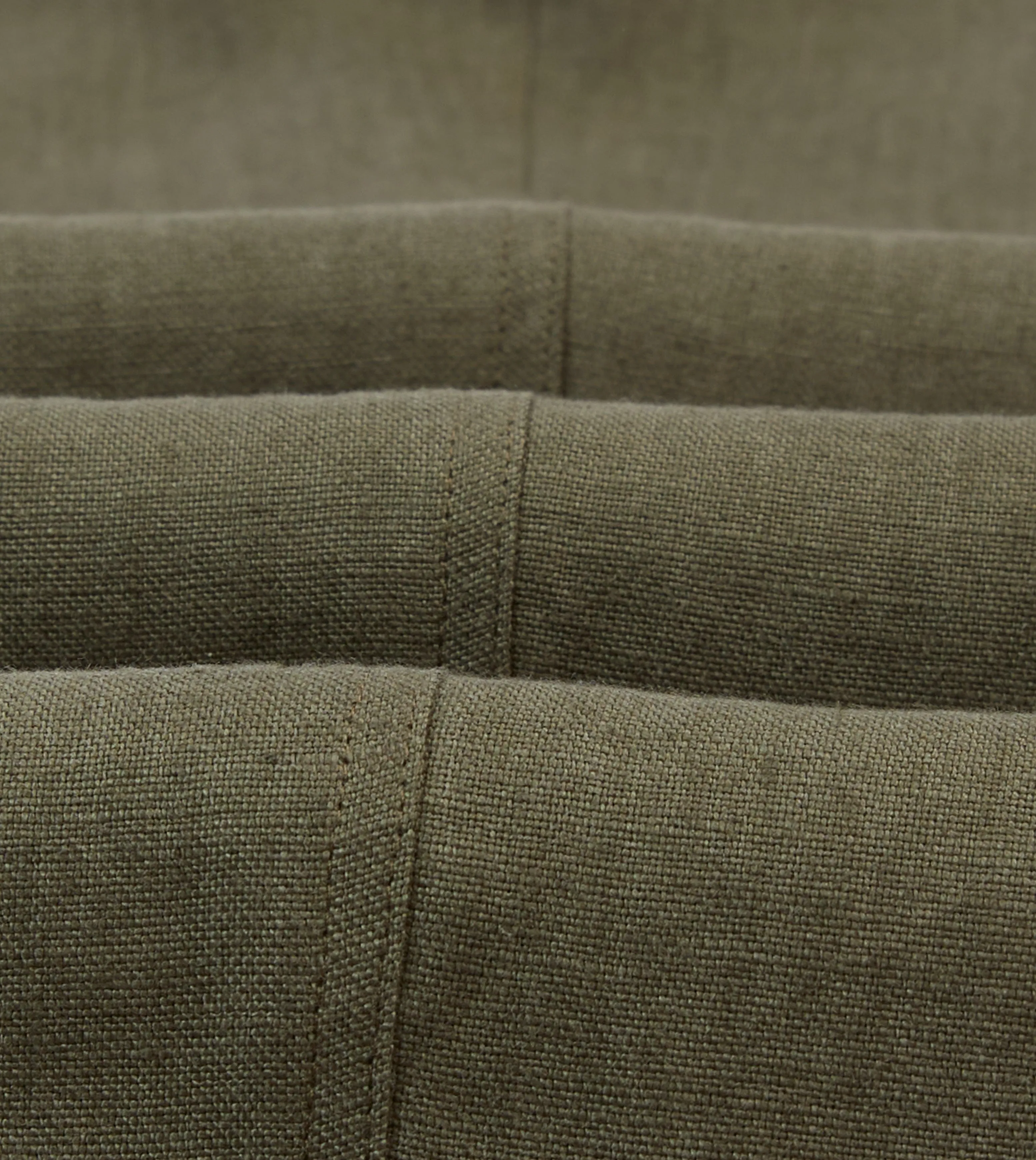 Olive Antique Linen Games Trousers sold by Drake's London product image thumbnail 2