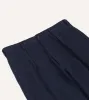 Navy Antique Linen Games Trousers sold by Drake's London