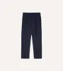 Navy Antique Linen Games Trousers sold by Drake's London