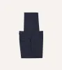 Navy Antique Linen Games Trousers sold by Drake's London
