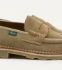 Paraboot Nantes Sand Suede Loafer sold by Drake's London