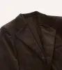 Brown Mid-Wale Cotton Corduroy Tailored Jacket sold by Drake's London