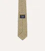 Yellow Square Medallion Self-Tipped Silk Tie sold by Drake's London