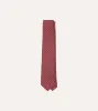 Red Square Medallion Self-Tipped Silk Tie sold by Drake's London