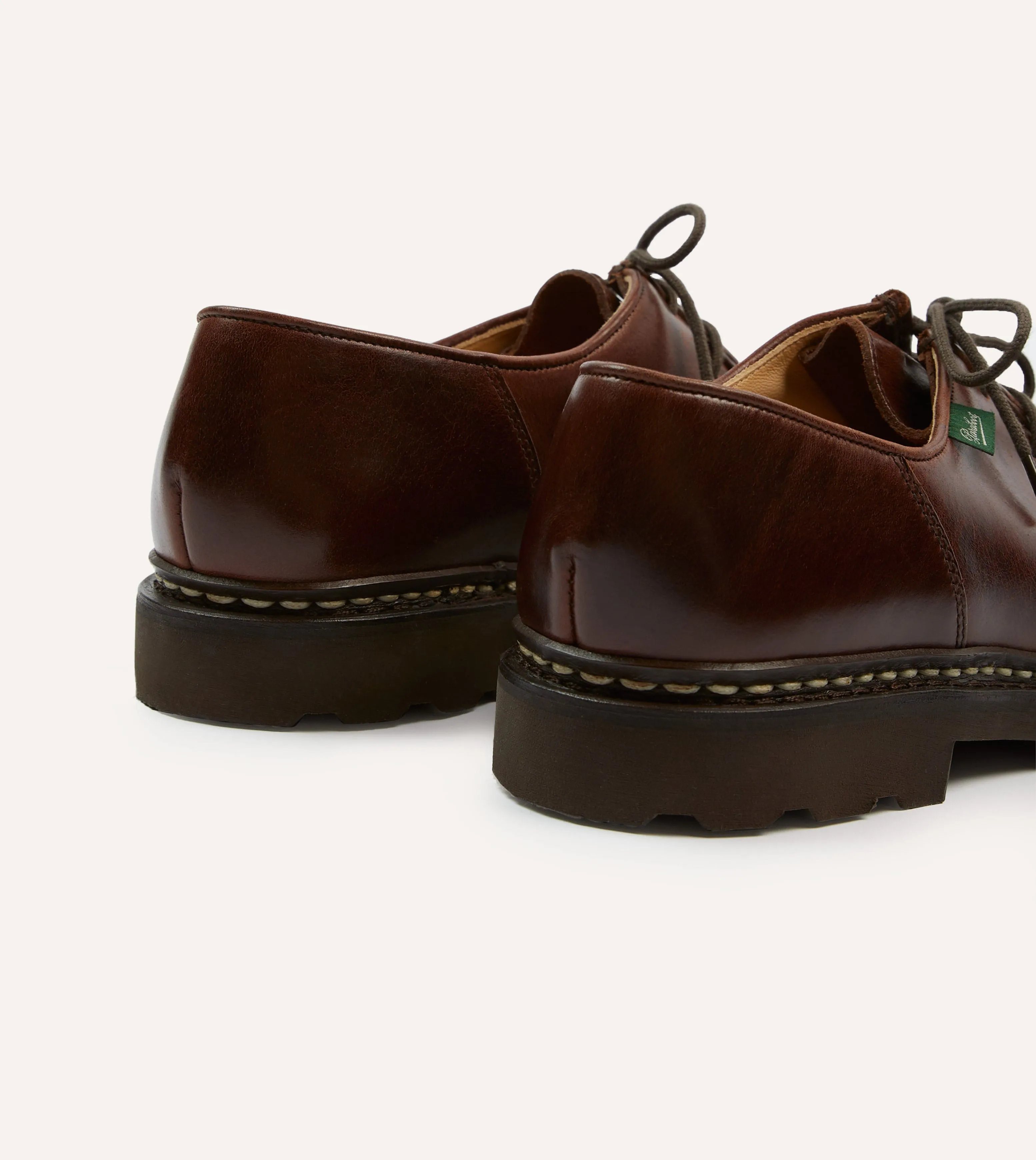 Paraboot Michael Brown Leather Derby Shoe sold by Drake's London product image thumbnail 5
