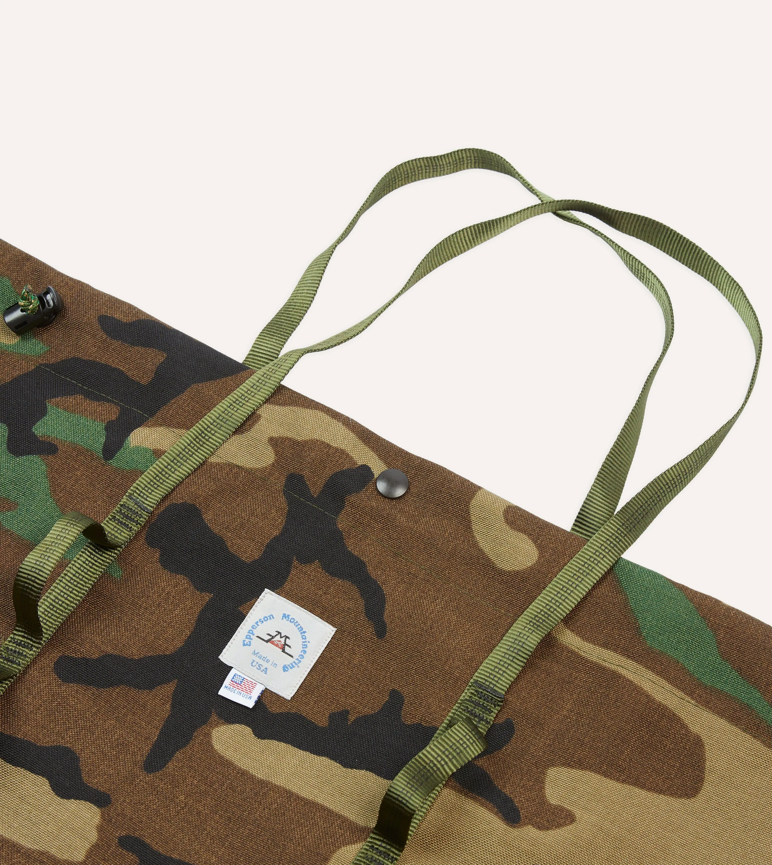 Epperson Mountaineering Woodland Camo Climb Tote sold by Drake's London product image thumbnail 5