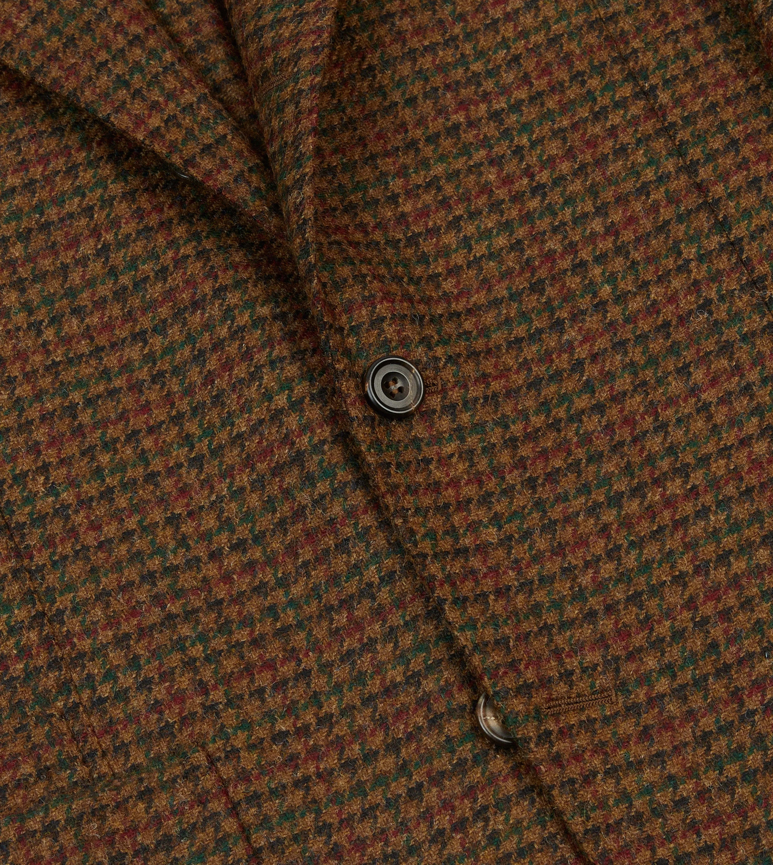 Brown Gun Club Check Tweed Blazer sold by Drake's London product image thumbnail 5