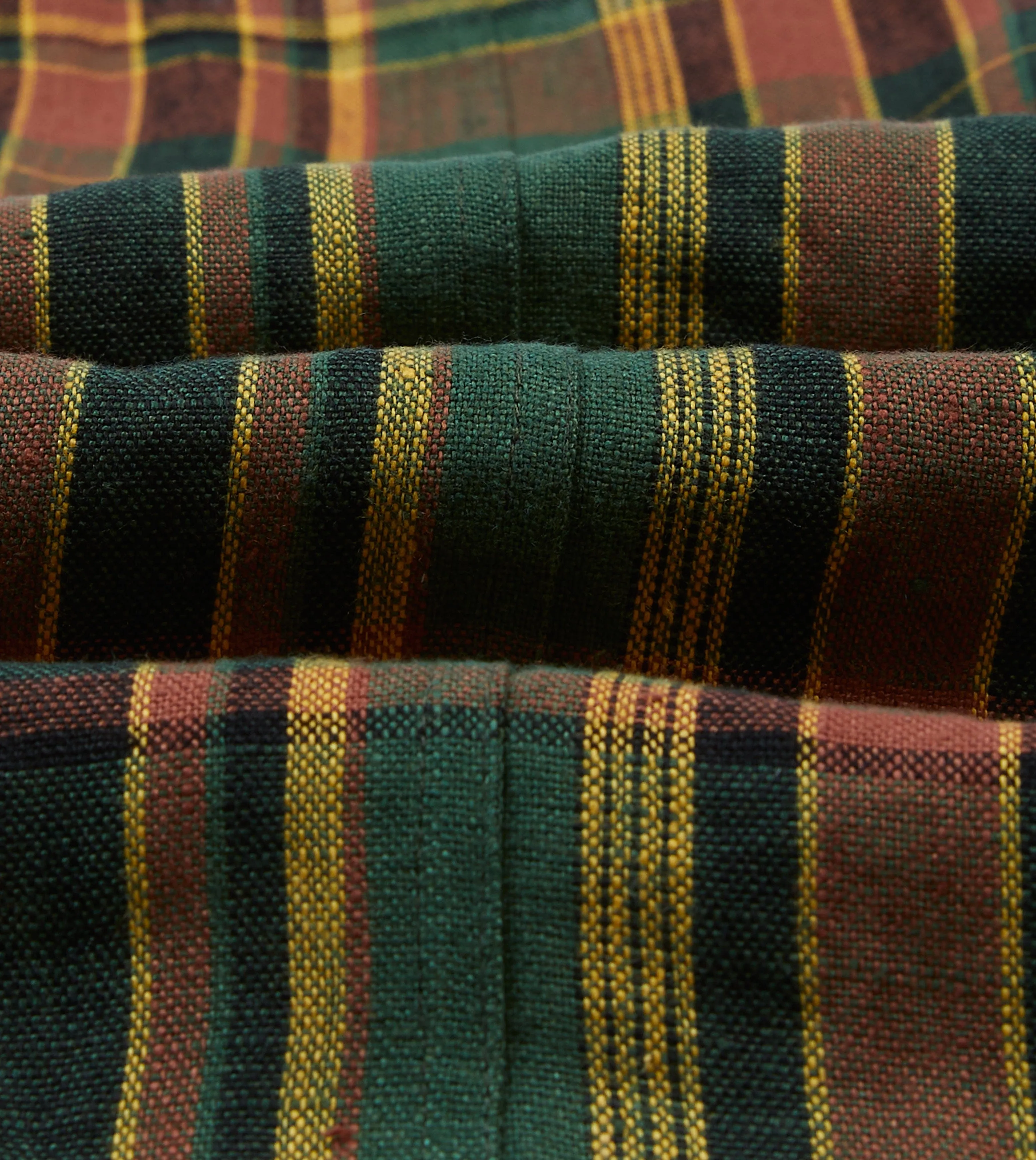 Green Linen Madras Check Games Blazer Mk. I sold by Drake's London product image thumbnail 2