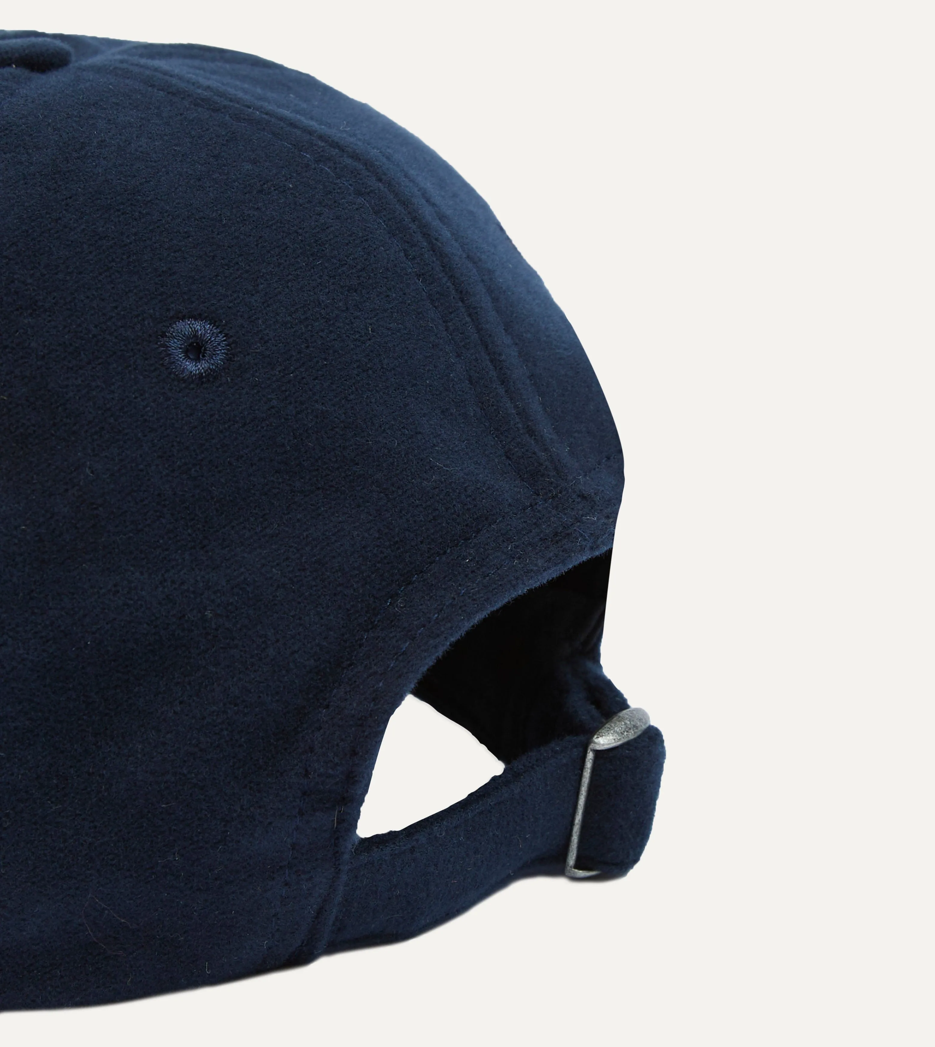 Navy and Olive Moleskin Baseball Cap sold by Drake's London product image thumbnail 2