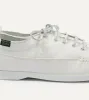 Paraboot Malibu Blanc Deer Leather Boat Shoe sold by Drake's London