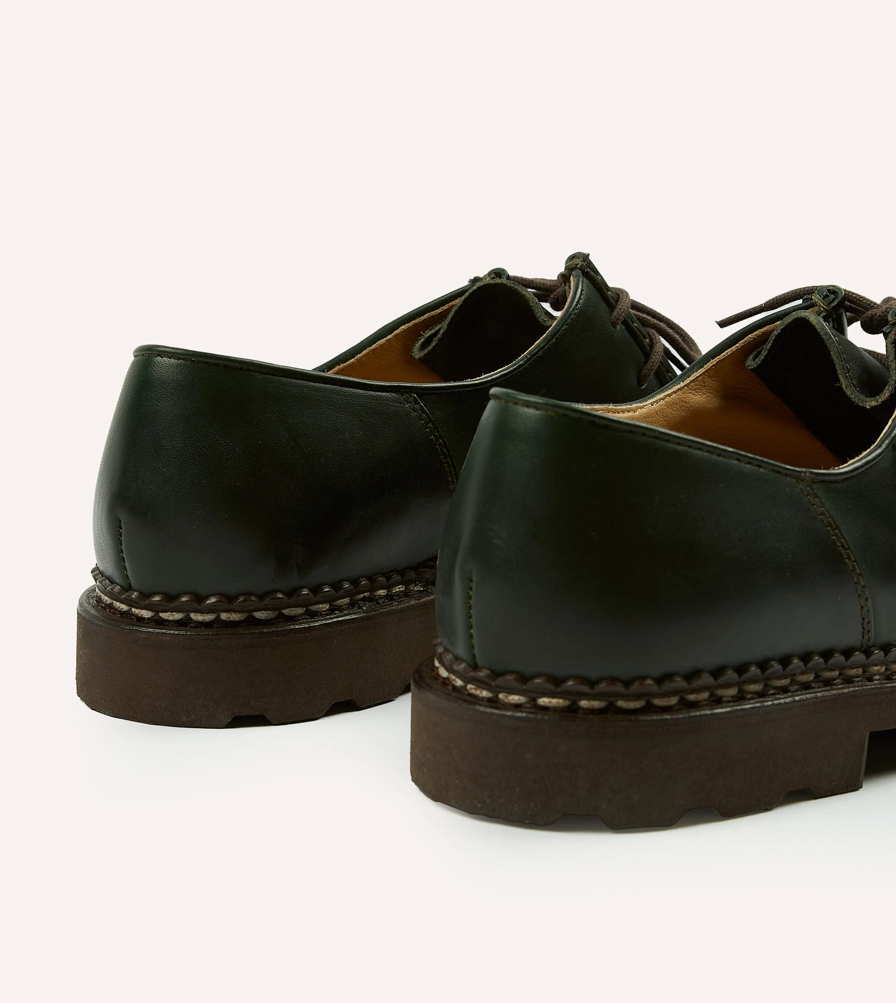 Paraboot Michael Vert Leather Derby Shoe sold by Drake's London product image thumbnail 5