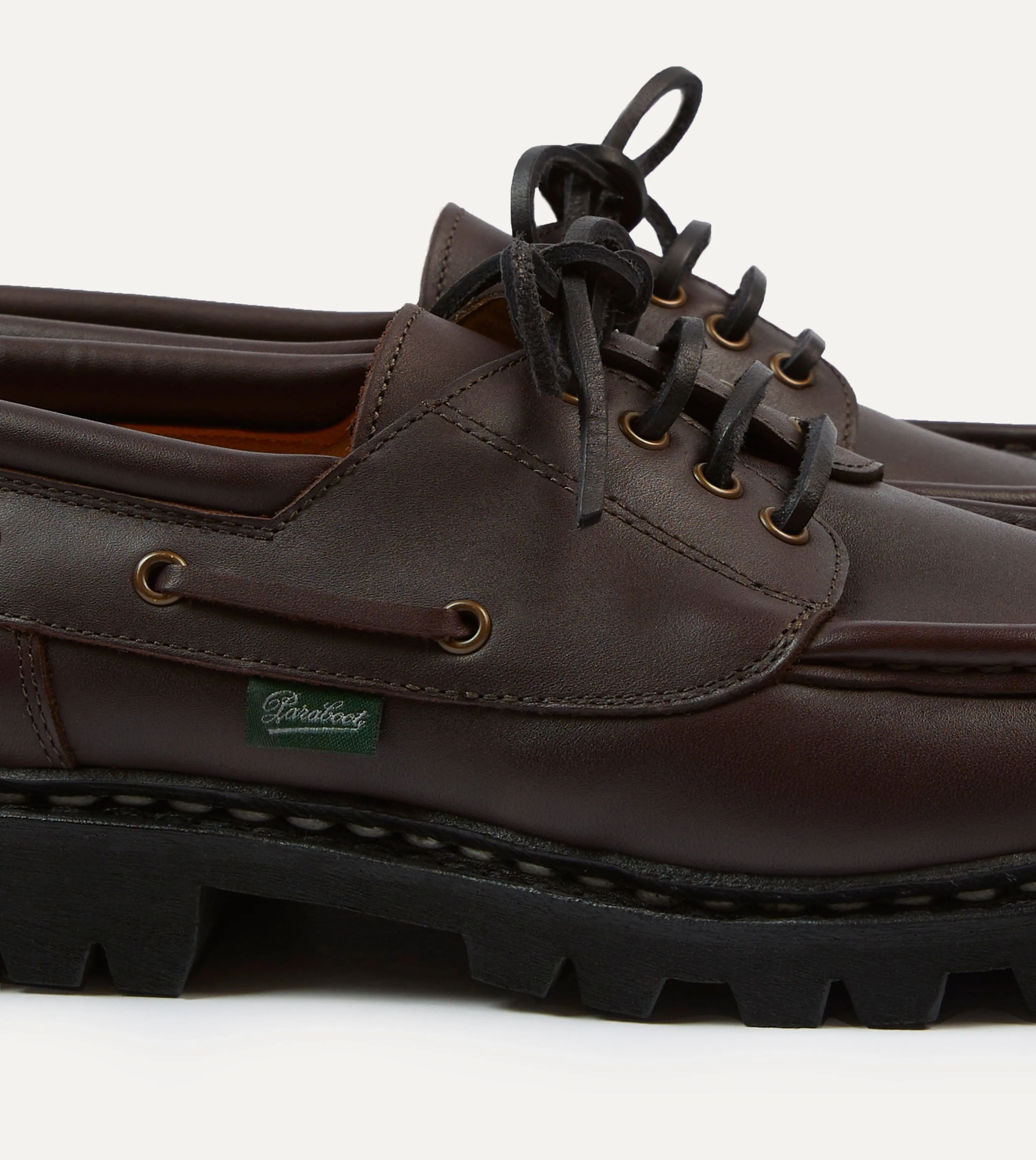 Paraboot Chimey Ébène Calf Leather Derby Shoe sold by Drake's London product image thumbnail 3