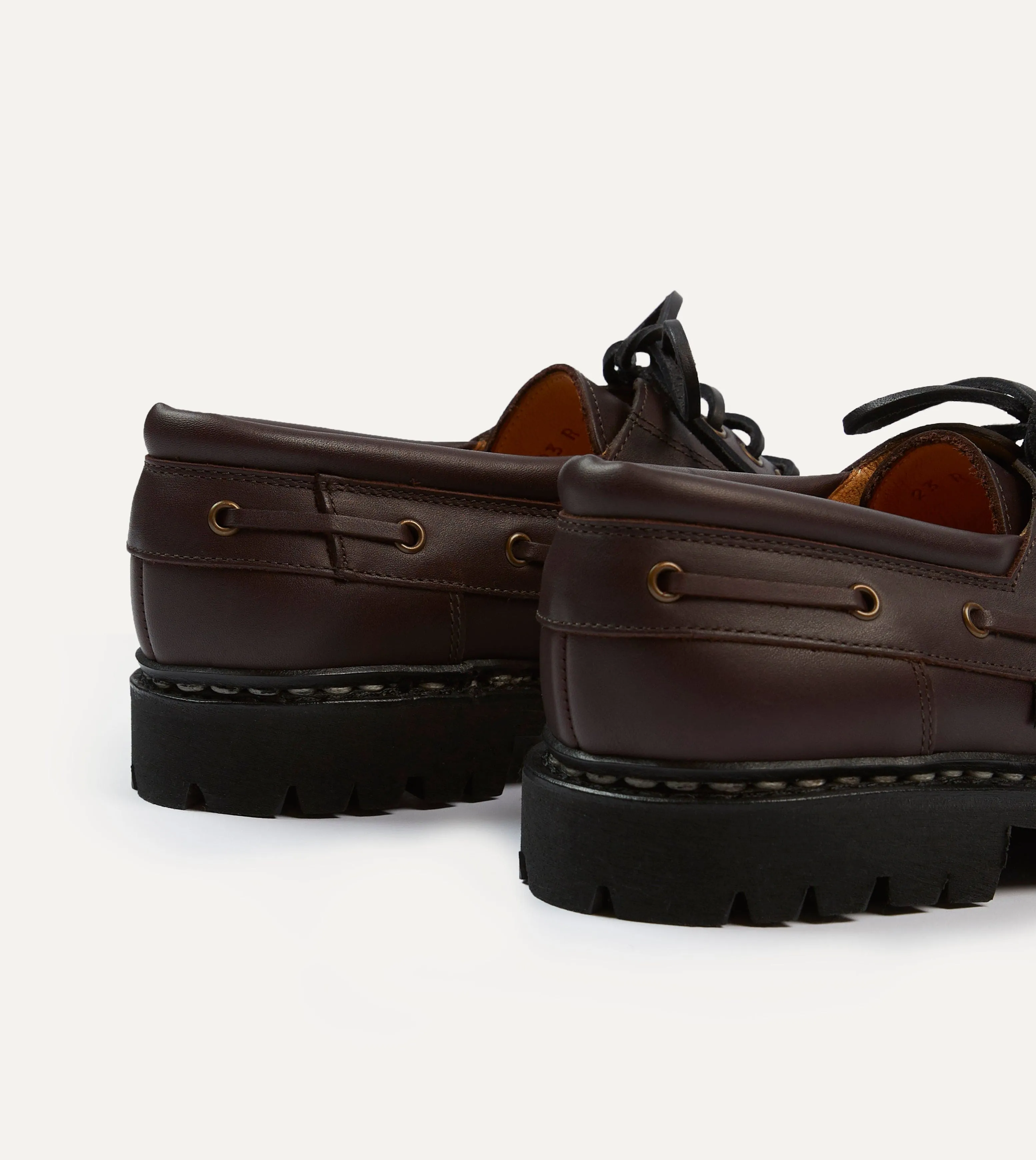 Paraboot Chimey Ébène Calf Leather Derby Shoe sold by Drake's London product image thumbnail 5